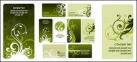 Fashion card template pattern vector