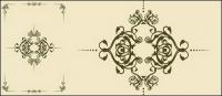 European-style lace simple vector