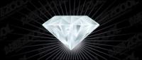 Vector exquisite diamond material