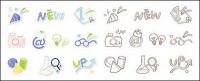 Cute icon series vector material-5