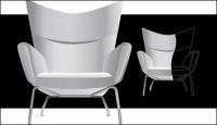 Fashion chair vector material-2