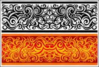 A practical classical pattern vector material