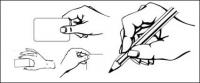 Practical gesture vector material (1)