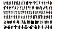 People silhouette Vector
