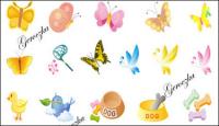 Lovely cartoon icon vector of material