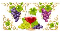 Vector Vine and Wine		 
