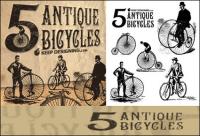 Bicicletes de europeu vell vector		