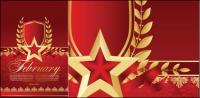 Red five-pointed star Bookmarks 01