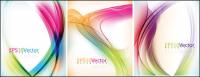 Colorful lines background vector dynamic