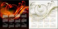 Modello di calendario 2011 01 - vettoriale