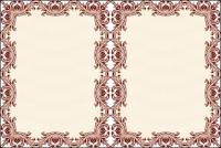 Classic security pattern border  01 - Vector