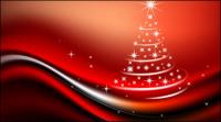 Starlight Christmas tree vector