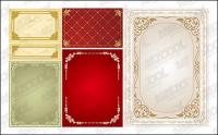 Practical lace border vector material-1