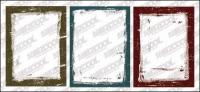 Ink style border vector material-2