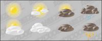 Vector material changes in the weather