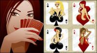 Poker vector material girl