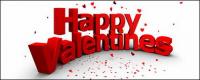 3D characters three-dimensional modeling picture happy valentine