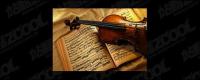 Material de violí i música