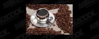 Coffee and coffee beans exquisite picture quality material