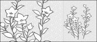 Dibuix de línies de vector de flowers-28(Campanulaceae)