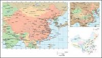 China vector map