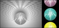 Disco laser crystal ball