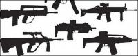 Vector trend of design elements - guns in Pictures