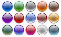Elementi di design del materiale pagina Vector - round crystal ball