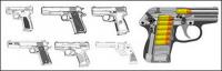 Military-related - pistol vector material