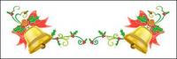 Christmas exquisite lace Vector material-3
