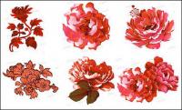 Material de psd de flors de color rosa