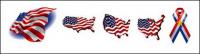 U.S. flag elements