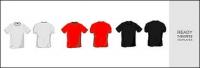 -shirt template vector material