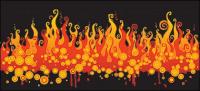 Vector material fire