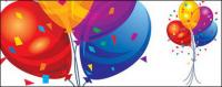Vector balloon festival celebrations