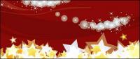 Fantasy Christmas vector background material