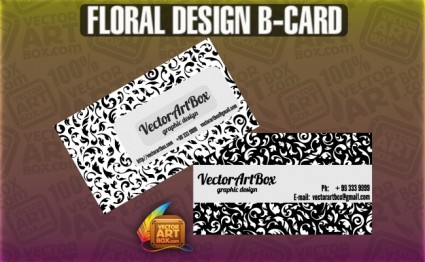 floral design b card