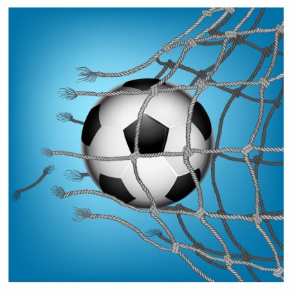 soccer goal breaking through the net