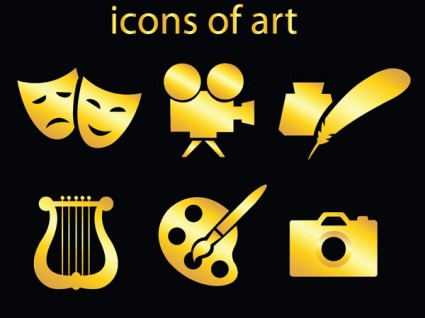 art icon vector