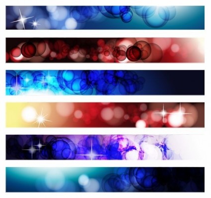 abstract banner vector