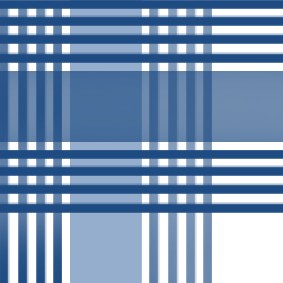 Blue and white cross-striped fabric textures