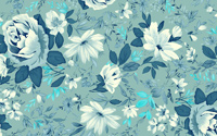 Blue and white flowers Textures Of Wallpapers
