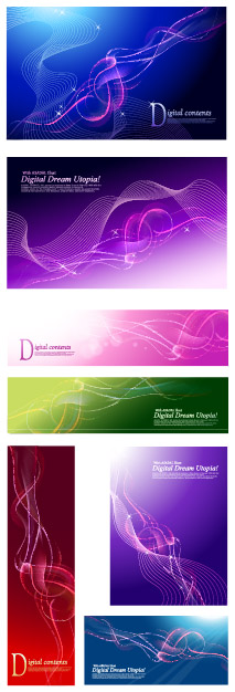 Dreams dynamic lines background