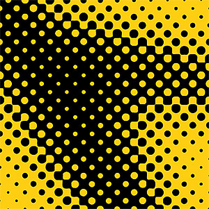 Netted outlets and yellow background material vector