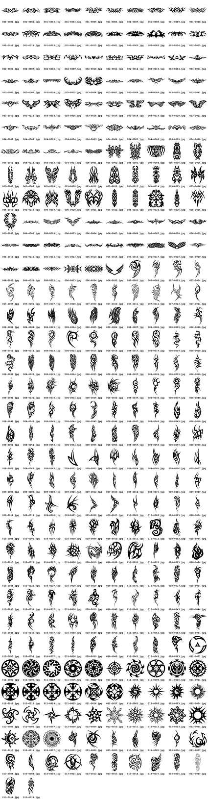 332 of the tattoo trend totem vector material