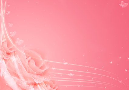 Dreams of pink roses background
