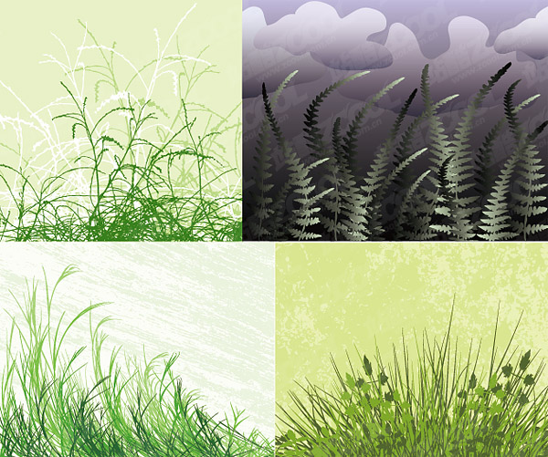 grass material vector