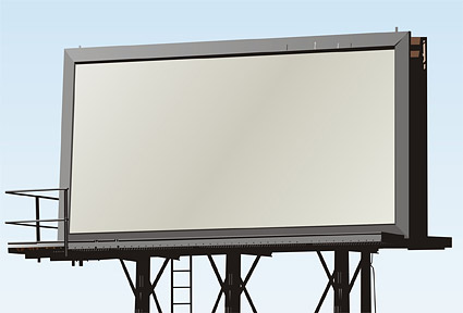 Blank large outdoor billboard picture material-4