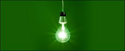 The light bulb picture material