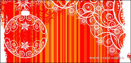 Fashion Christmas decoration pattern vector material sphere